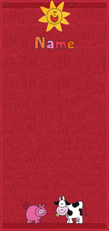 Tiere auf der Weide auf bordeaux