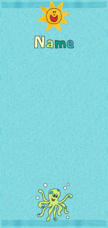 Tanzender Tintenfisch auf sky