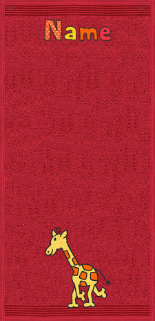 Langhals Giraffen auf bordeaux