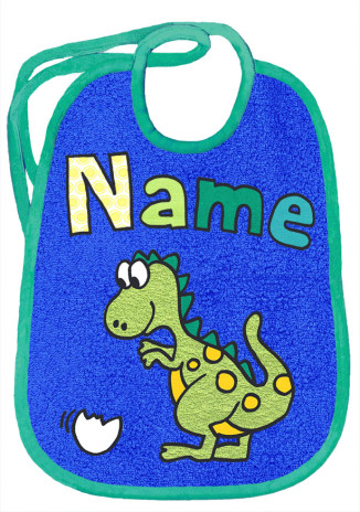 Dino auf königsblau