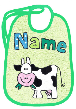 Tiere auf der Weide auf lindengrün