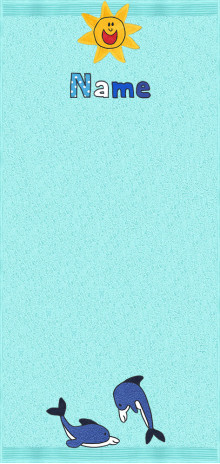 Delfin auf aqua