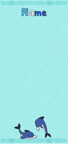 Delfin auf aqua