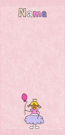 Prinzessin auf rosa